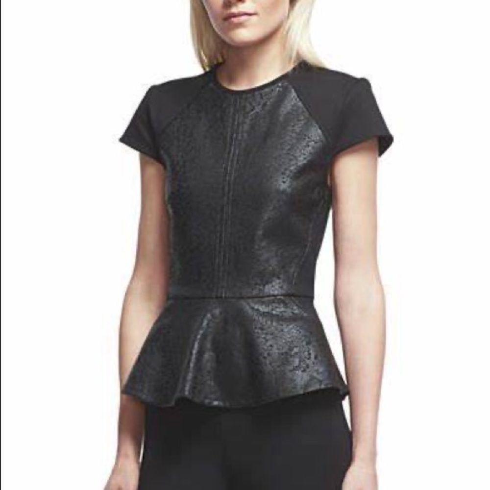 Robert Rodriguez Hailey Snake Black Top Size S